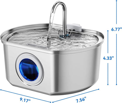 Pawira™ Stainless Steel Water Fountain