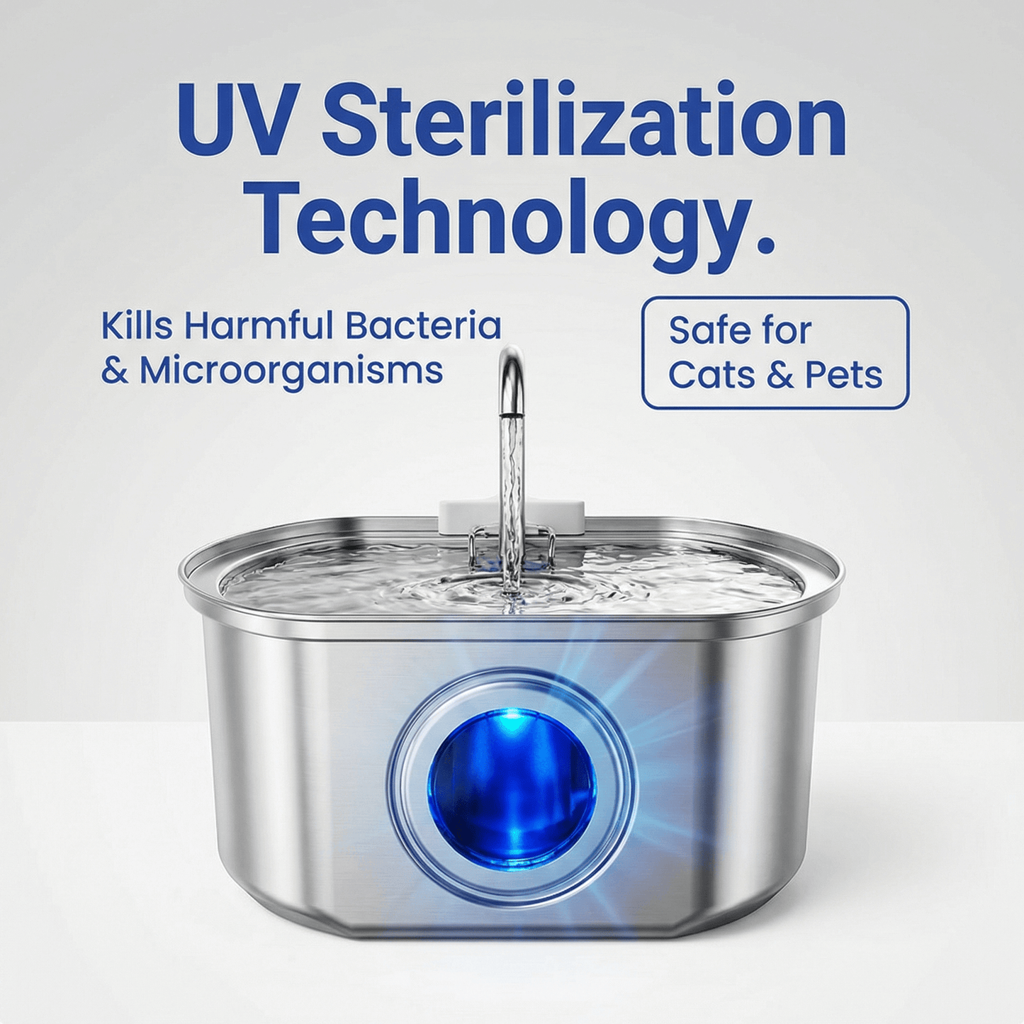 Pawira™ Stainless Steel Water Fountain