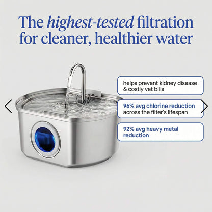 Pawira™ Stainless Steel Water Fountain